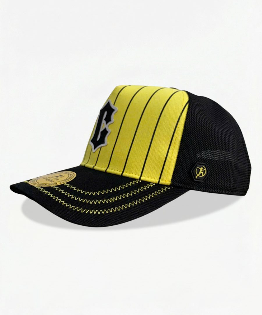 Nón Lưỡi Trai Streetwear Cashiba Hit The Stripes - Form Đứng - Logo Patch 2 Lớp