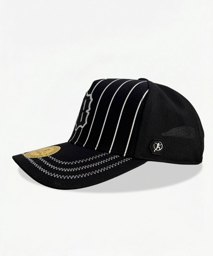 Nón Lưỡi Trai Streetwear Cashiba Hit The Stripes - Form Đứng - Logo Patch 2 Lớp